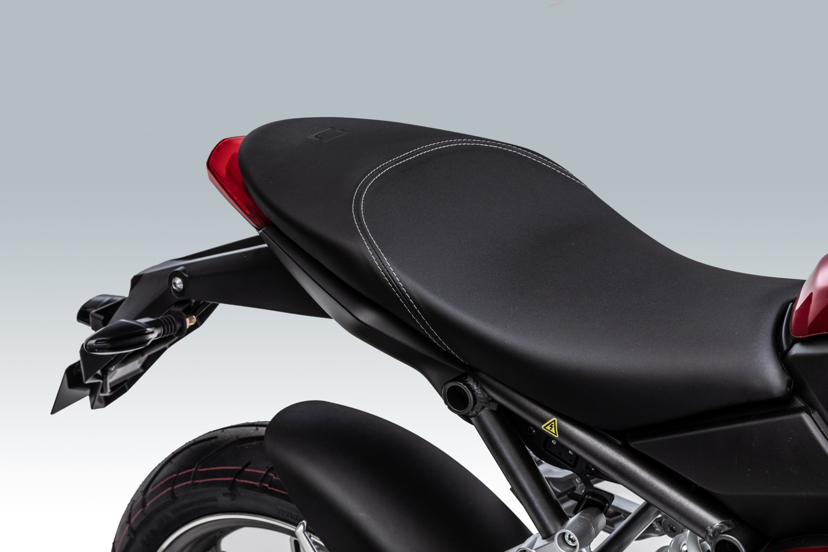 Super Soco TSx electric motorcycle rear seat unit