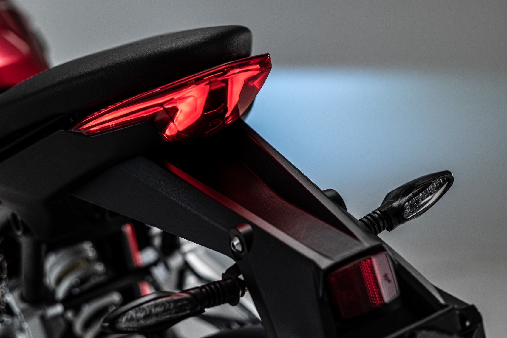 Super Soco TSx electric motorcycle rear light